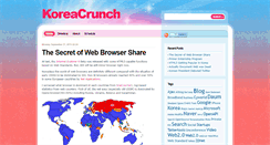 Desktop Screenshot of koreacrunch.com